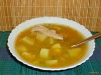 Гороховый суп с курицей в мультиварке рецепт с фото
