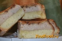 Творожно-бисквитный пирог рецепт с фото