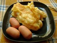 Макароны с яйцом и сосисками рецепт с фото