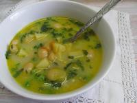Фасолевый суп с грибами и горошком рецепт с фото