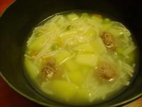Суп с фрикадельками и зеленым горошком рецепт с фото