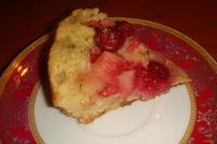 Пирог с яблоками и вишней в мультиварке рецепт с фото