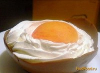 Шоколадное яйцо с персиковой начинкой рецепт с фото