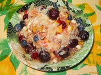 Фруктово - ягодный салат с помело рецепт с фото