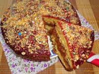 Ореховый торт с джемом рецепт с фото