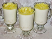 Панакота с ананасами рецепт с фото
