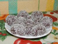 Шоколадные ириски в кокосе рецепт с фото