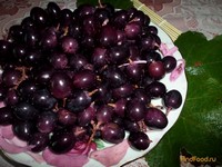 Моченый виноград с хреном рецепт с фото