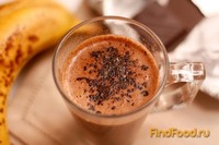 Горячий банановый коктейль с шоколадом рецепт с фото