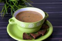 Постный гороховый суп с гренками рецепт с фото