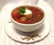 Свекольный суп с фрикадельками рецепт с фото