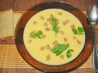 Гороховый суп - пюре с сухариками рецепт с фото