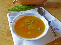 Суп из тыквы с грибами