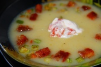 Картофельный крем-суп со сливками