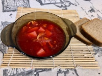 Красный куриный суп рецепт с фото