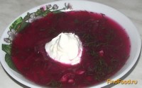 Холодный суп со свеклой рецепт с фото