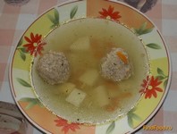 Суп с рыбными фрикадельками рецепт с фото