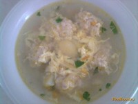 Суп с куриными фрикадельками и яйцом рецепт с фото