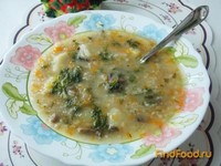 Суп овсяный с грибами рецепт с фото