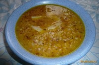 Густой гречневый суп на курином бульоне рецепт с фото