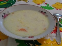 Молочный суп с яйцом рецепт с фото