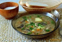Гречневый суп с грибами рецепт с фото
