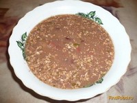 Постный фасолевый суп с грецкими орехами рецепт с фото