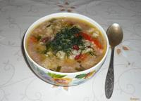 Овощной суп с красной фасолью рецепт с фото