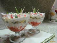 Салат из крабовых палочек с помидором и рисом рецепт с фото