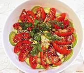 Салат овощной с авокадо рецепт с фото