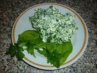 Салат с зеленью и творогом рецепт с фото