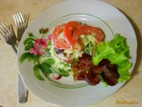Весенний салат Калейдоскоп с овощами