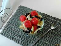 Сладкий салат из фруктов и ягод с медом рецепт с фото