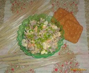 Салат из куриной печени и сердечек рецепт с фото