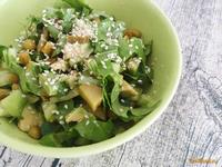 Веганский зеленый салат рецепт с фото