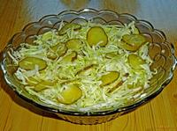 Салат из капусты и малосольных огурцов рецепт с фото