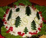 Салат Новогодняя елочка рецепт с фото