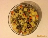 Салат картофельный постный рецепт с фото