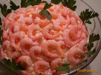 Салат Созвездие с морепродуктами рецепт с фото