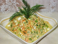 Салат из редьки с морковью рецепт с фото