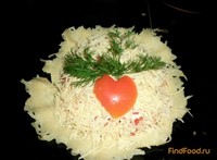 Салат в корзиночке из сыра рецепт с фото