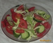 Салат из летних овощей рецепт с фото