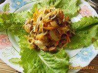 Теплый салат Елена рецепт с фото
