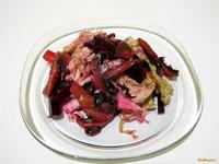 Салат из шампиньонов и свеклы рецепт с фото