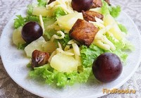 Салат с курицей и ананасами рецепт с фото