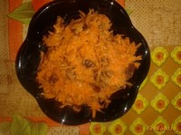 Салат из моркови с изюмом и орехами рецепт с фото