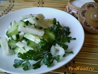 Салат огуречный с кольраби рецепт с фото