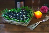 Салат с виноградом и капустой