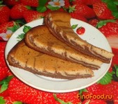 Полосатый пирог на сгущенке рецепт с фото