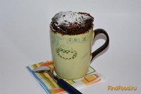 Шоколадно - кофейный кекс в кружке рецепт с фото